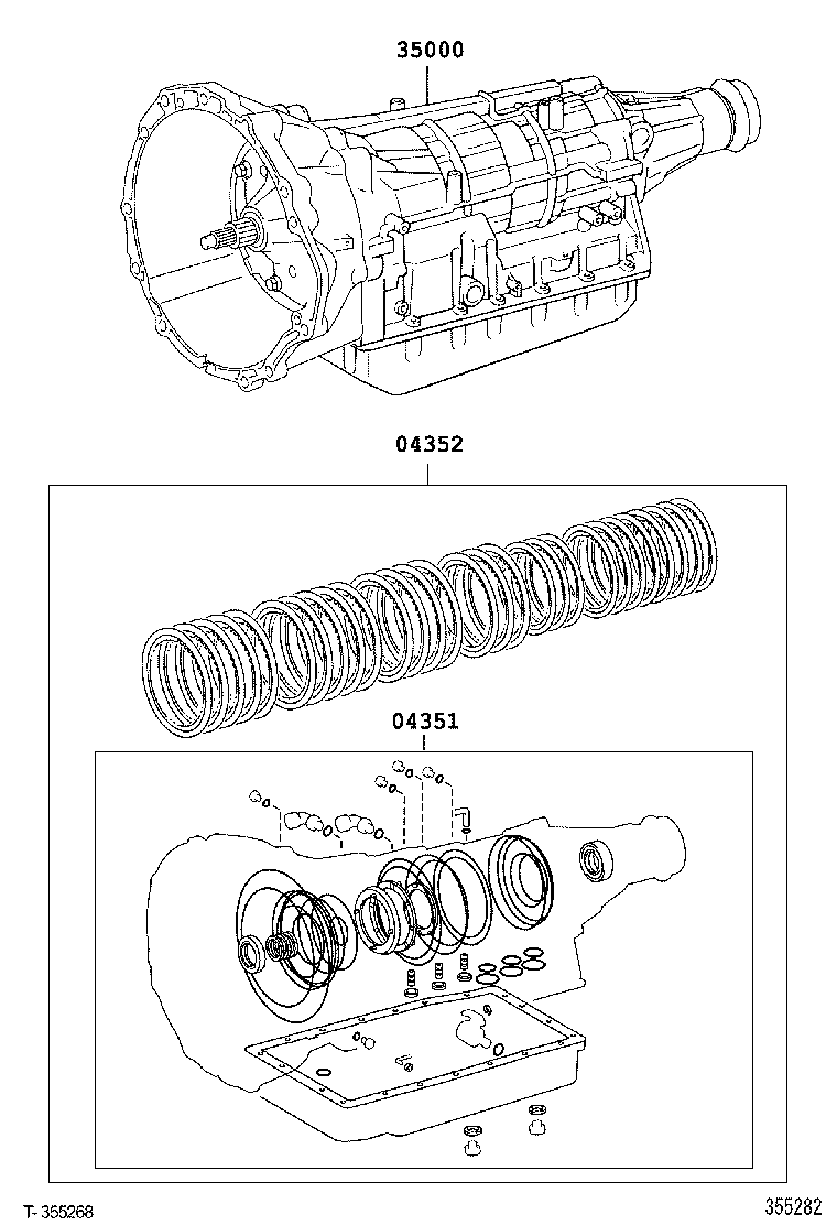  4RUNNER |  TRANSAXLE OR TRANSMISSION ASSY GASKET KIT ATM