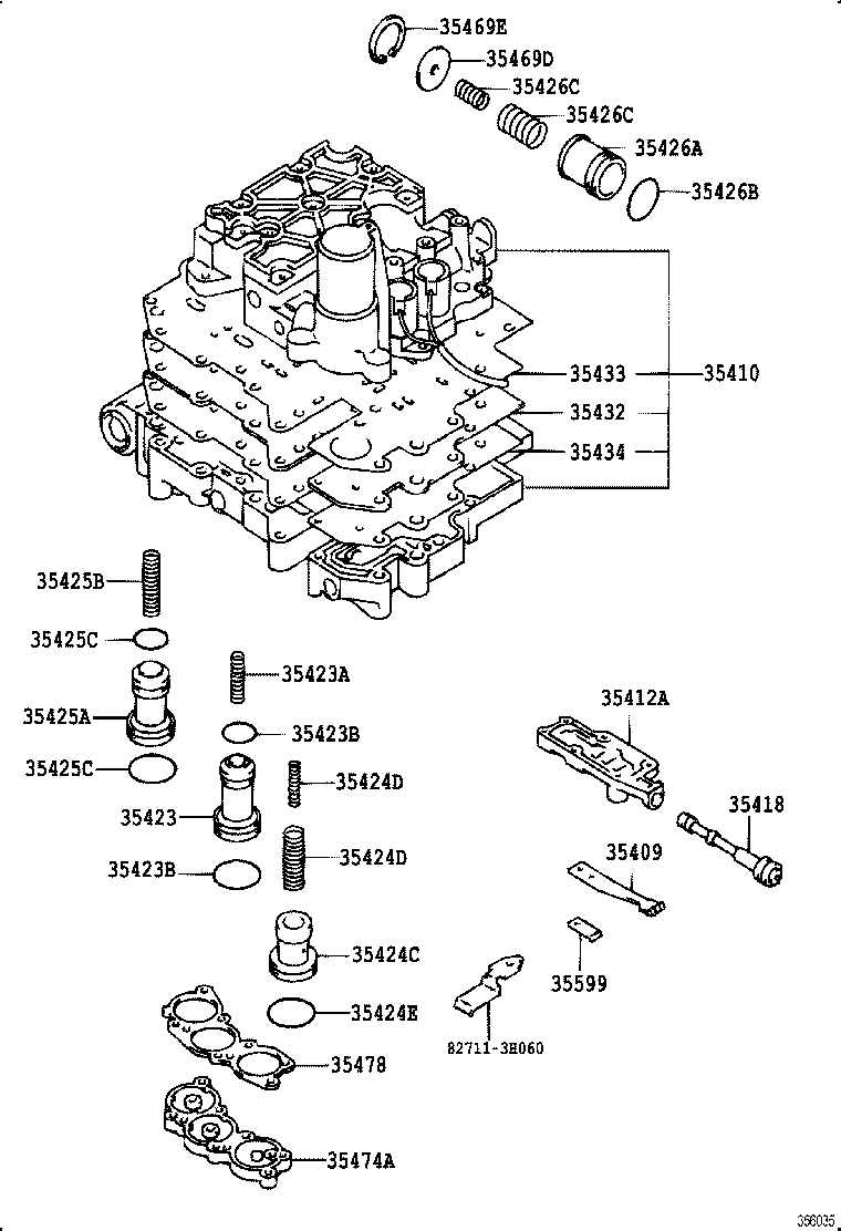  CAMRY |  VALVE BODY OIL STRAINER ATM