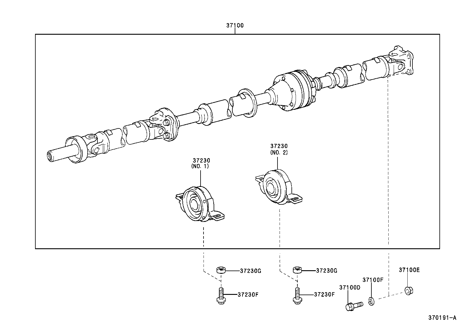  RX300 |  PROPELLER SHAFT UNIVERSAL JOINT