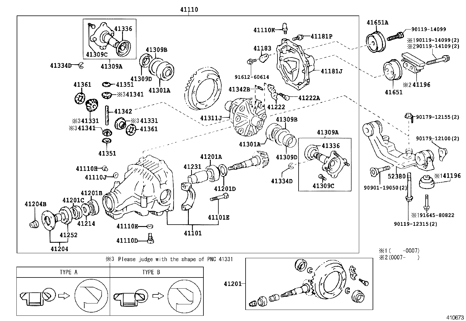  RX300 |  REAR AXLE HOUSING DIFFERENTIAL