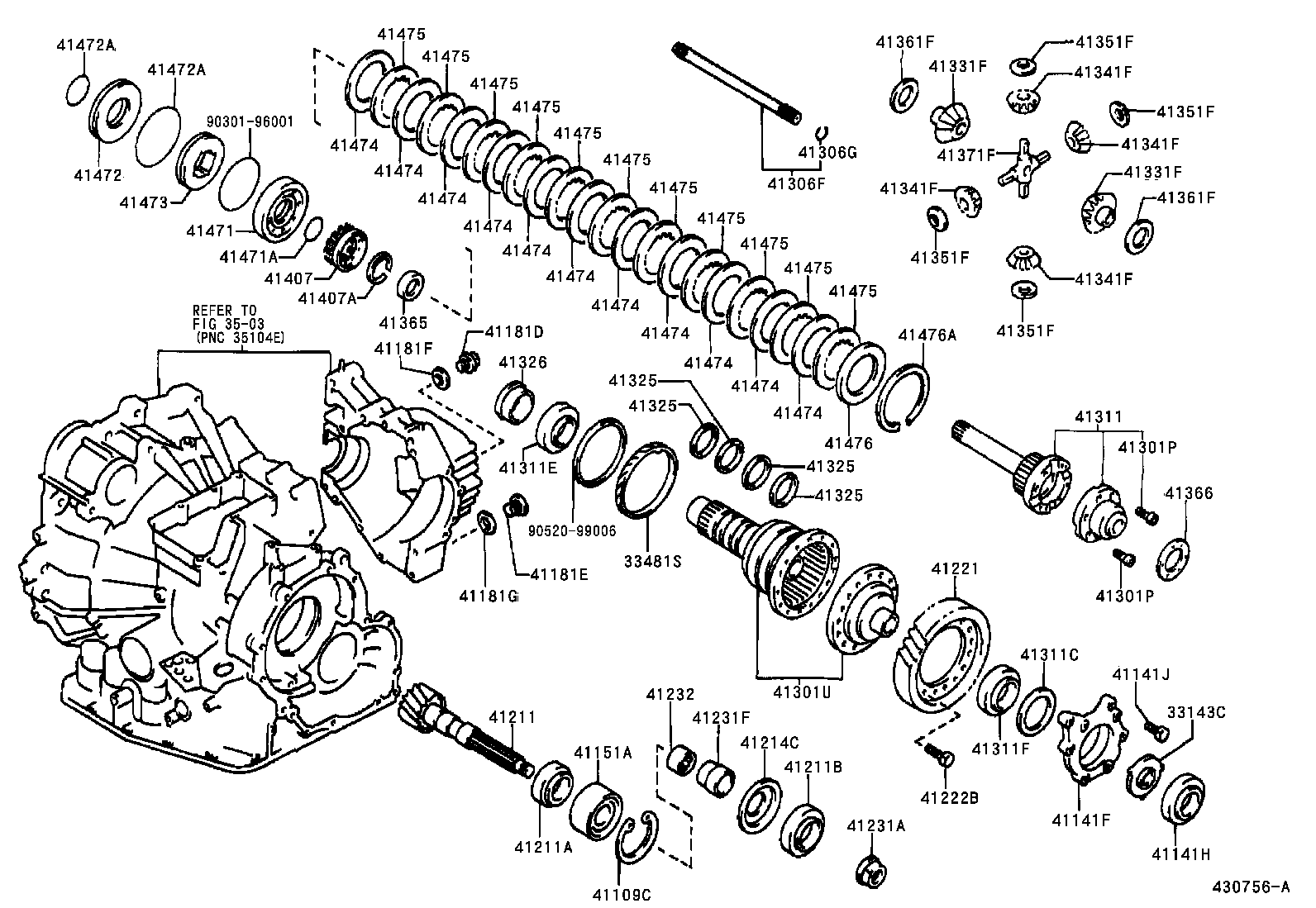  CAMRY JPP |  FRONT AXLE HOUSING DIFFERENTIAL