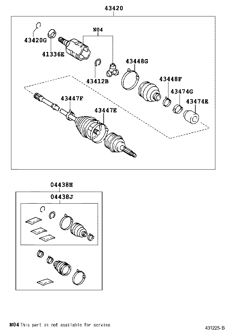  SOLARA |  FRONT DRIVE SHAFT