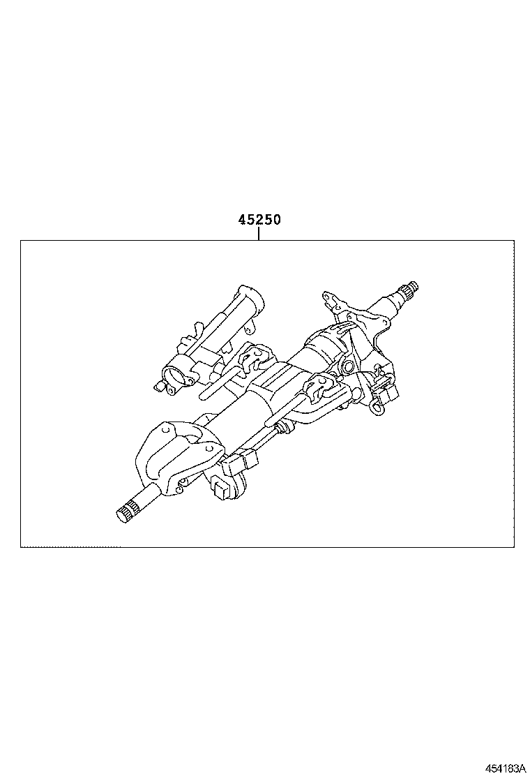  LAND CRUISER 100 |  STEERING COLUMN SHAFT