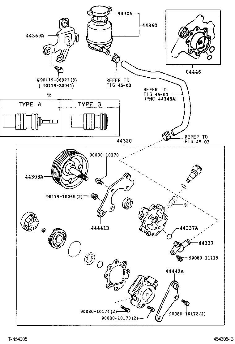  CAMRY NAP |  VANE PUMP RESERVOIR POWER STEERING