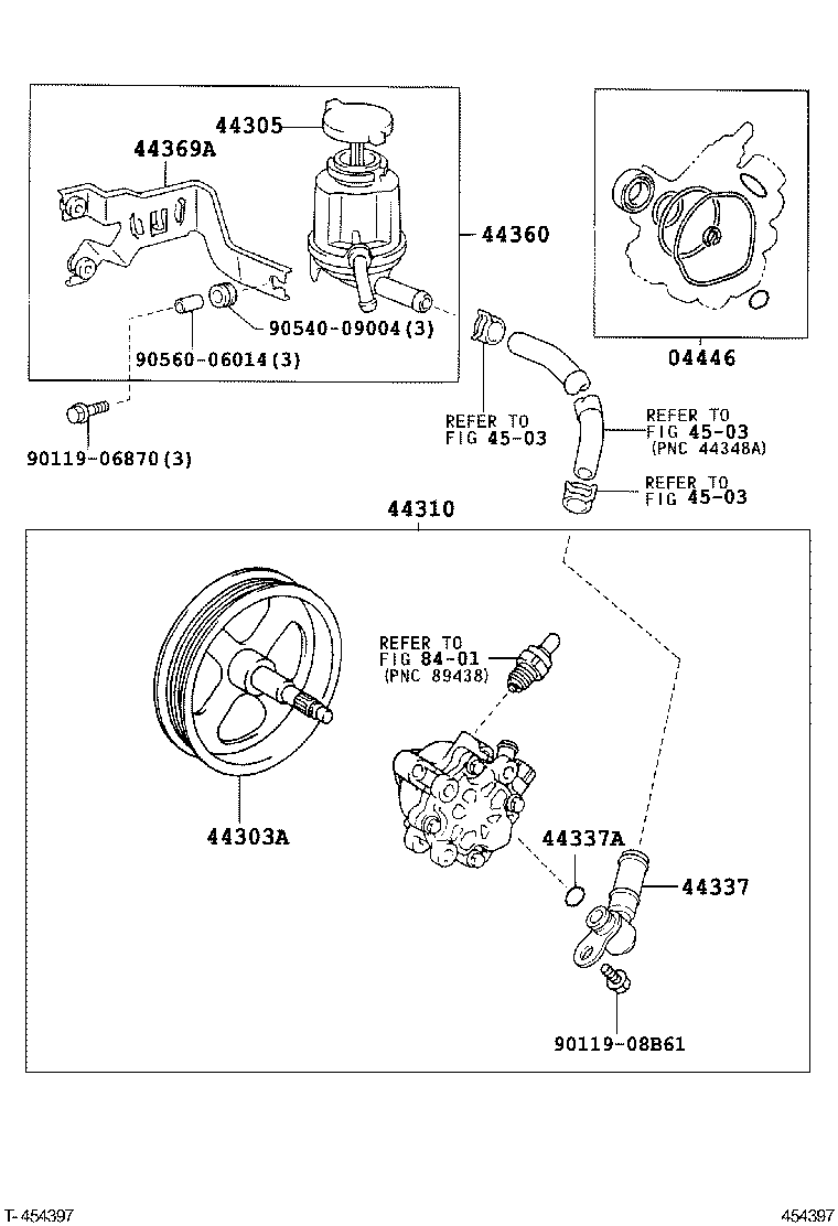  RX330 350 JPP |  VANE PUMP RESERVOIR POWER STEERING