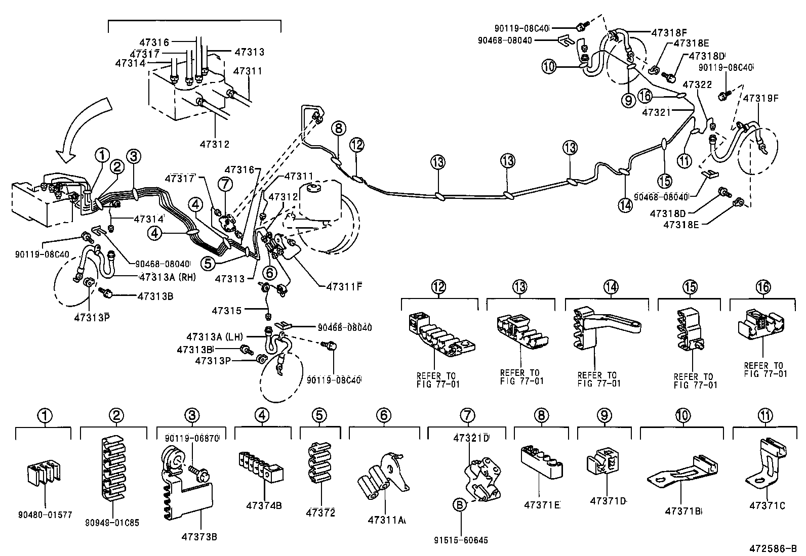  ES300 330 |  BRAKE TUBE CLAMP