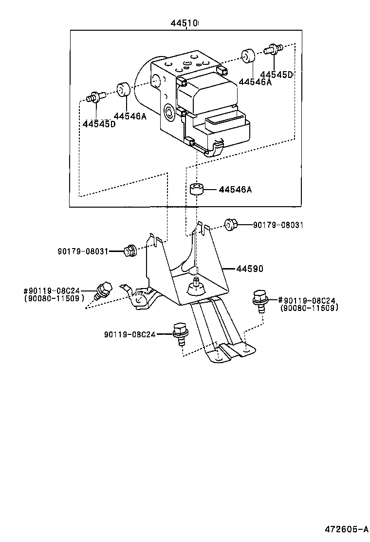  CAMRY NAP |  BRAKE TUBE CLAMP