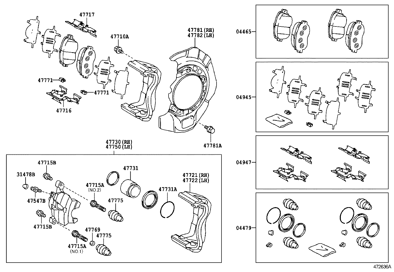  CAMRY NAP |  FRONT DISC BRAKE CALIPER DUST COVER