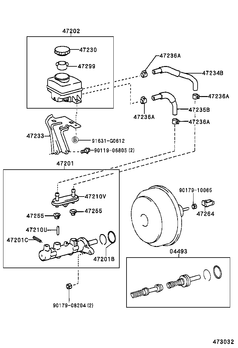  RX300 |  BRAKE MASTER CYLINDER