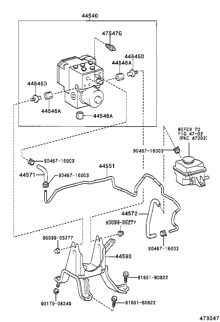  RX300 |  BRAKE TUBE CLAMP