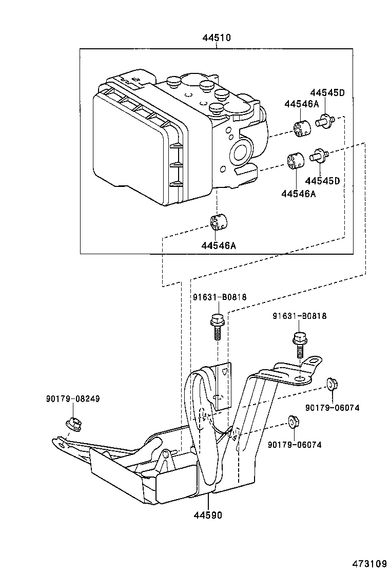  MR2 |  BRAKE TUBE CLAMP