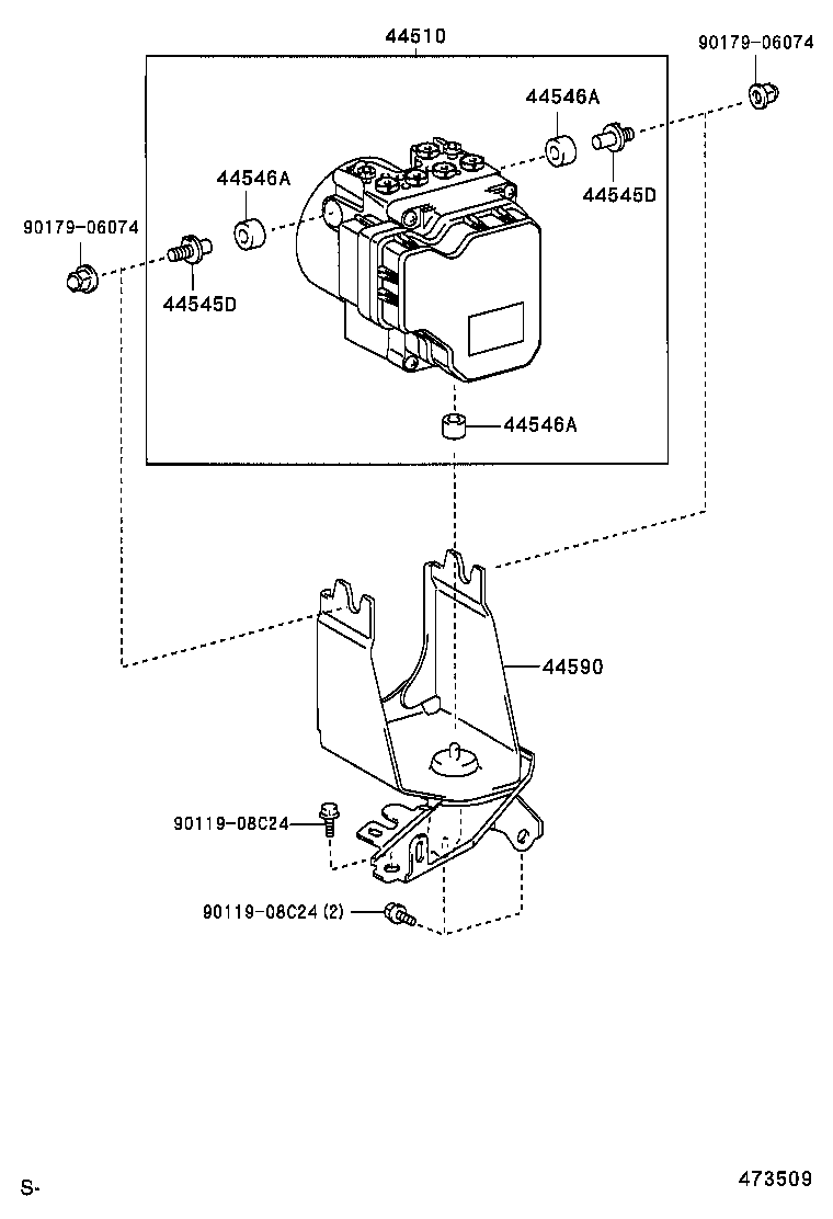  SCION XB |  BRAKE TUBE CLAMP