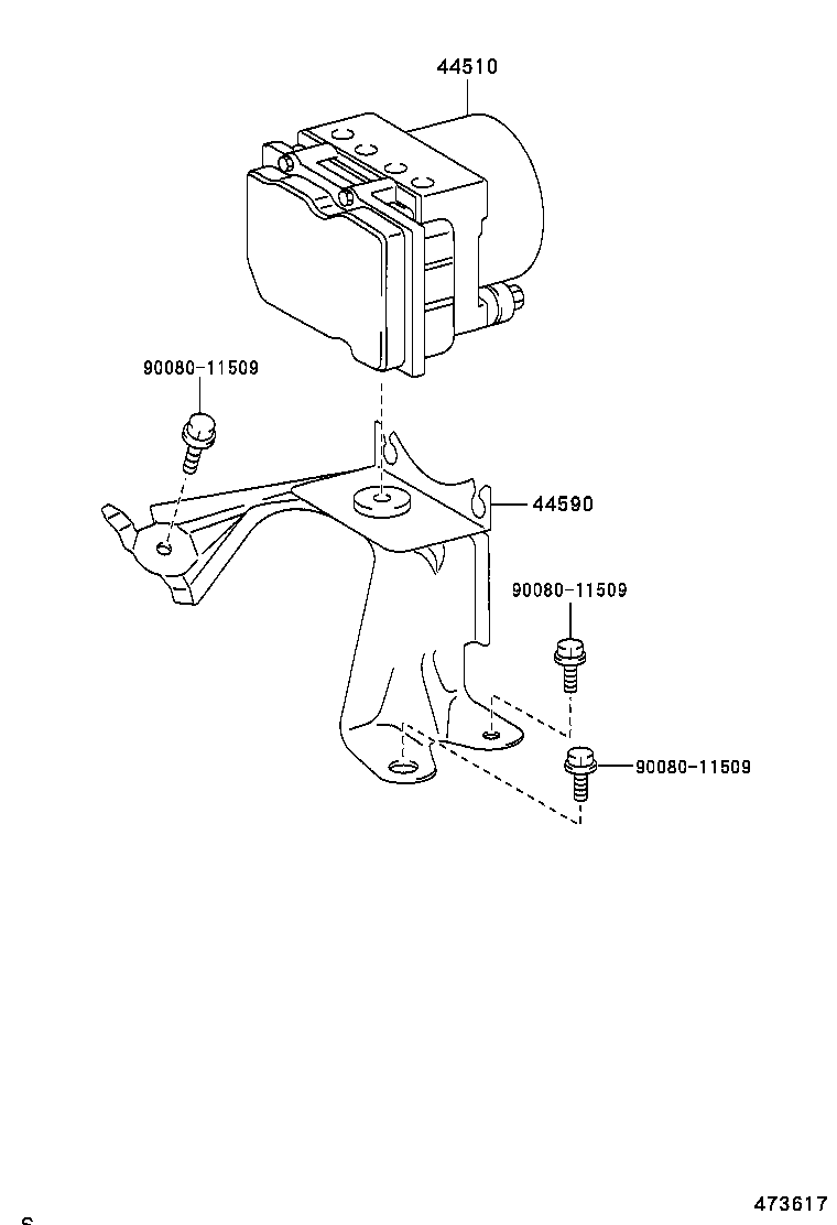  SOLARA |  BRAKE TUBE CLAMP