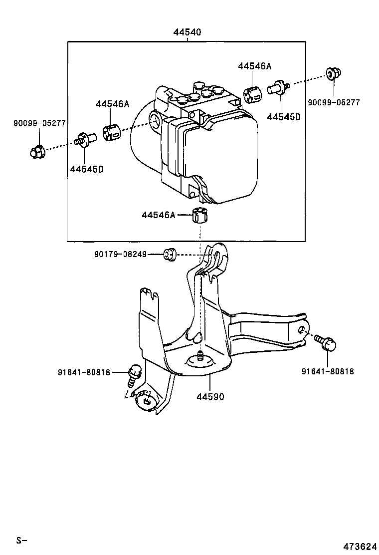  RAV4 |  BRAKE TUBE CLAMP