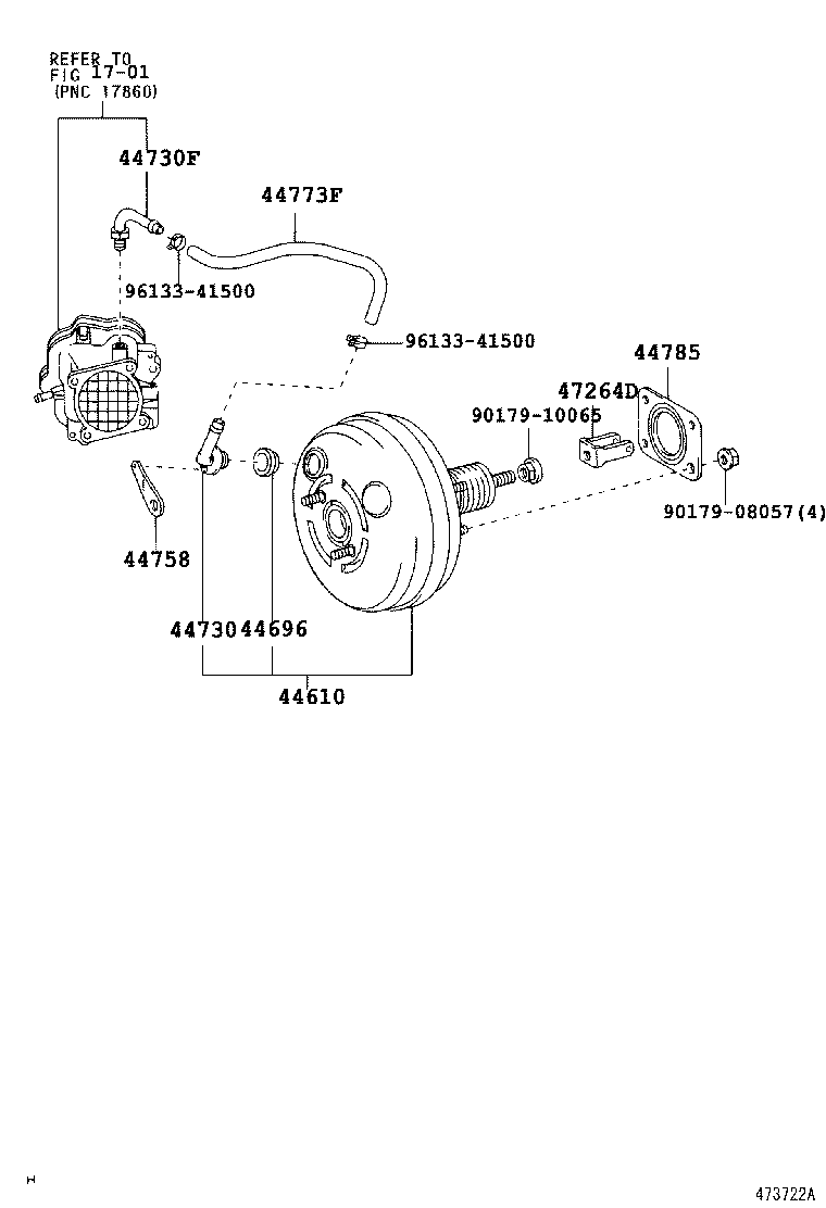  HIGHLANDER |  BRAKE BOOSTER VACUUM TUBE