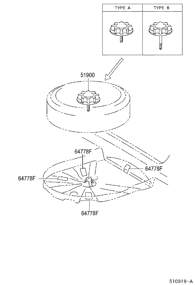  SCION XA |  SPARE WHEEL CARRIER