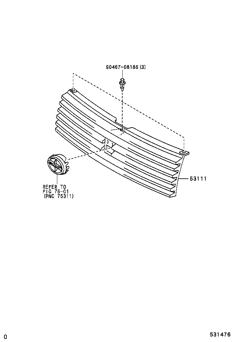  SCION XB |  RADIATOR GRILLE