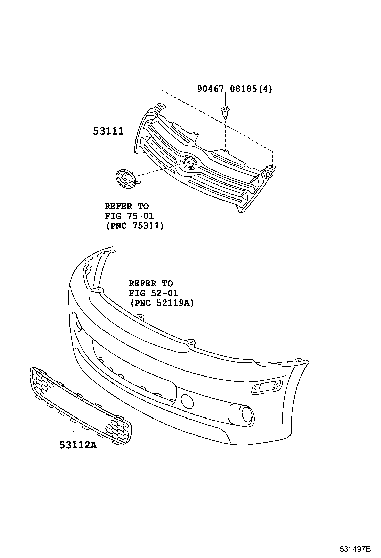  SCION XA |  RADIATOR GRILLE