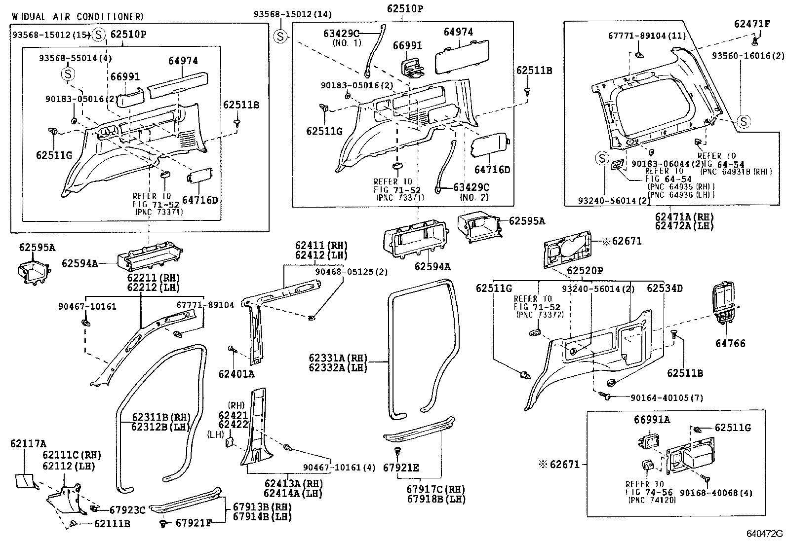  LAND CRUISER 100 |  INSIDE TRIM BOARD