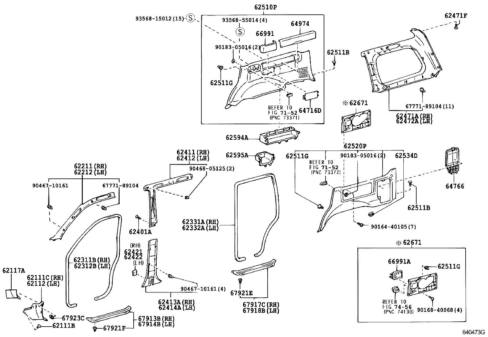  LX470 |  INSIDE TRIM BOARD