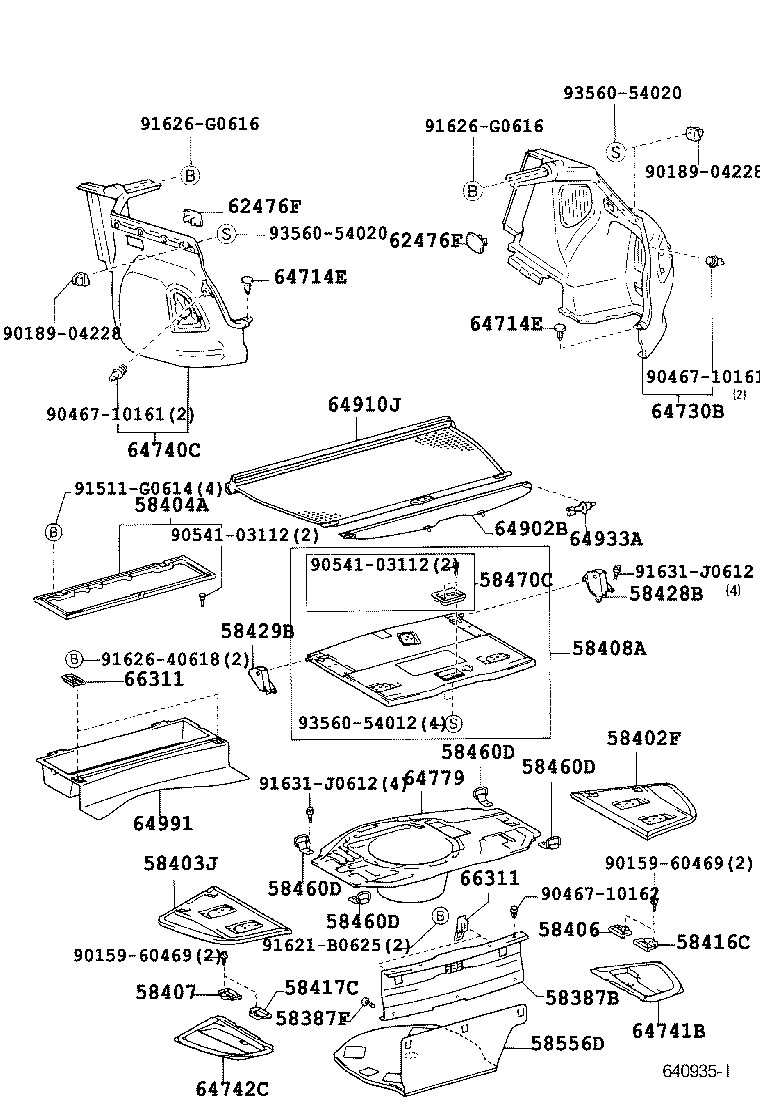  IS300 |  DECK BOARD DECK TRIM COVER
