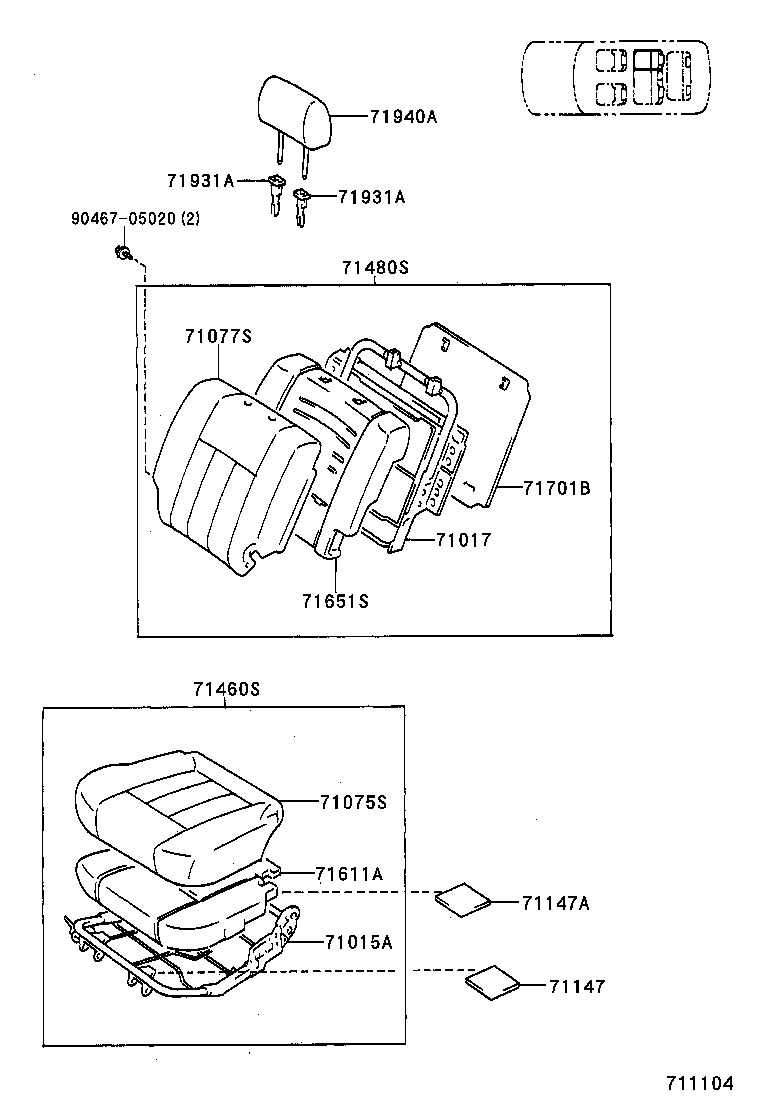  LX470 |  SEAT SEAT TRACK