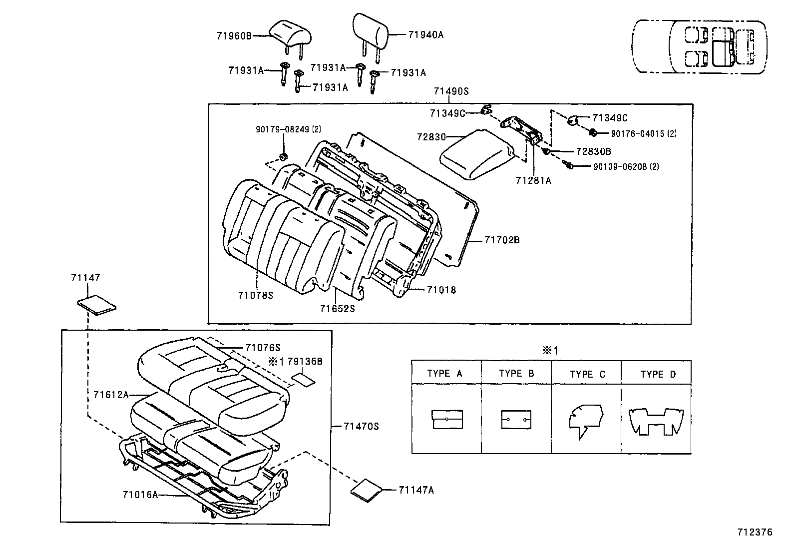  LX470 |  SEAT SEAT TRACK