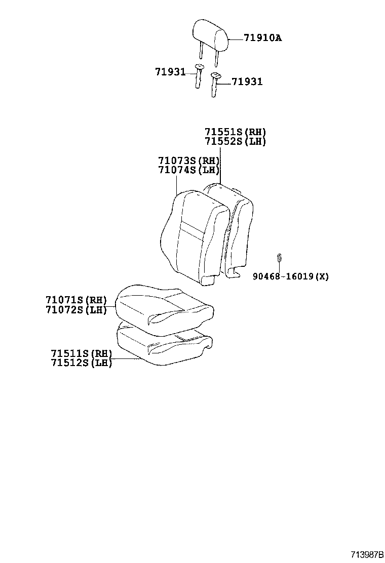  SCION XB |  FRONT SEAT SEAT TRACK