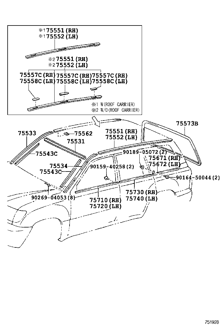  LX470 |  MOULDING