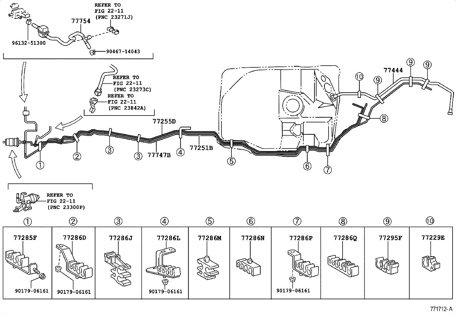  LX470 |  FUEL TANK TUBE