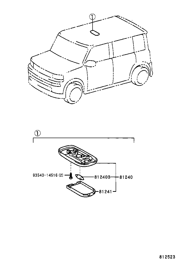  SCION XB |  INTERIOR LAMP