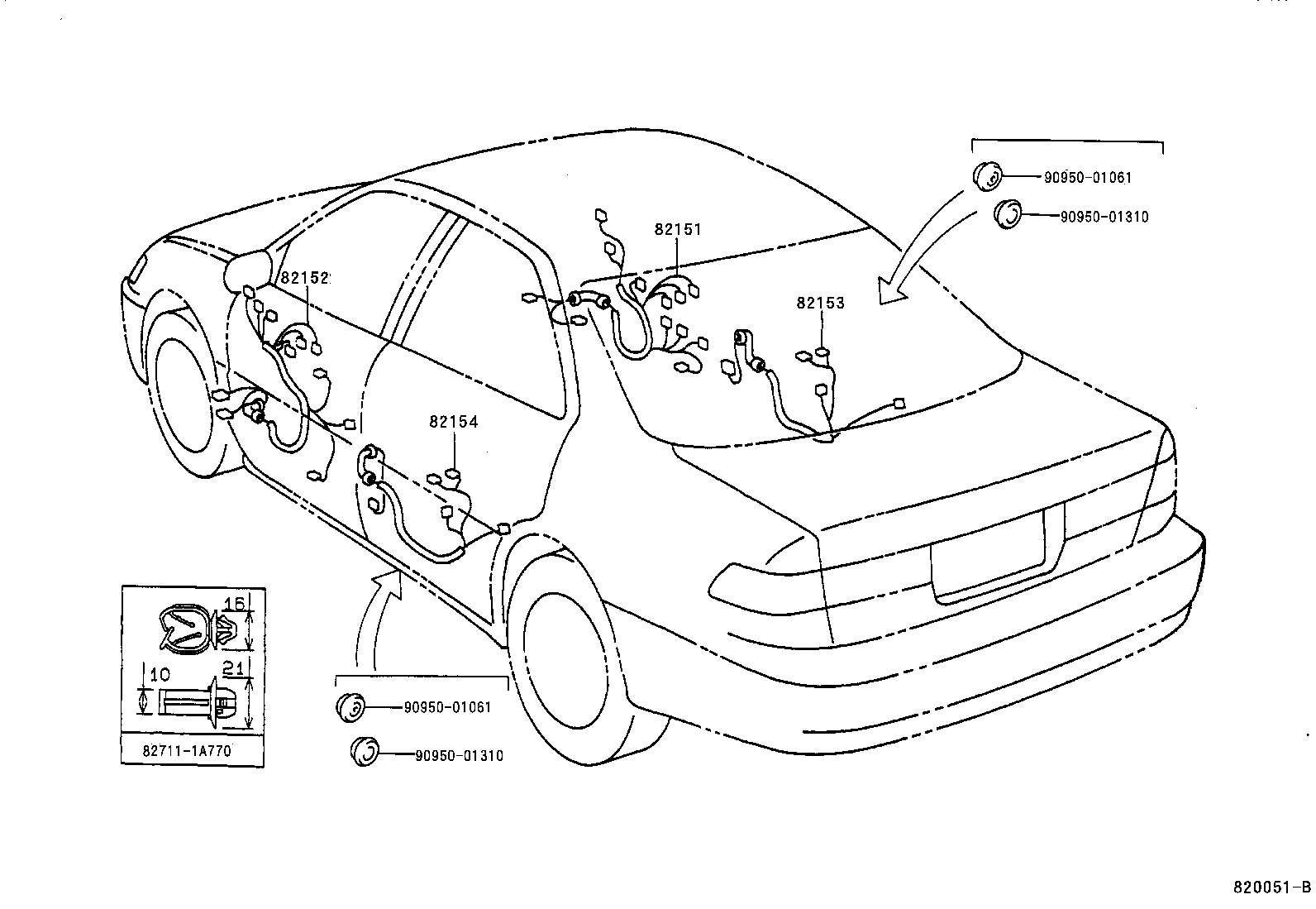  CAMRY JPP |  WIRING CLAMP