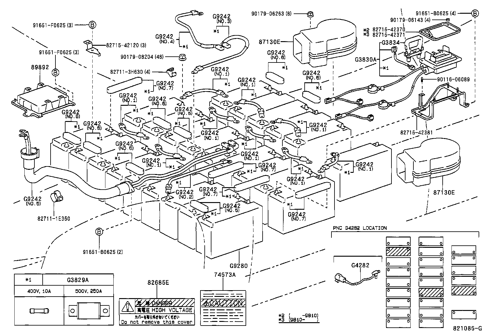  RAV4 EV |  BATTERY BATTERY CABLE