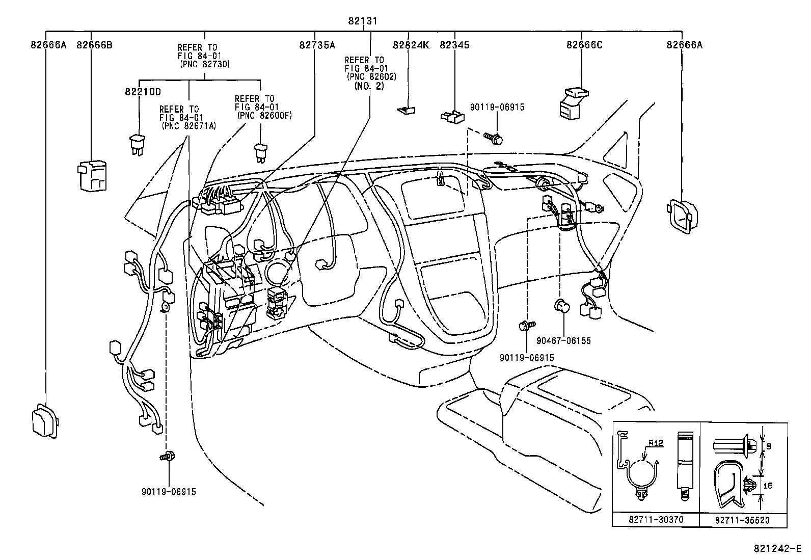  RX300 |  WIRING CLAMP