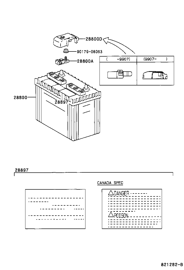  LX470 |  BATTERY BATTERY CABLE