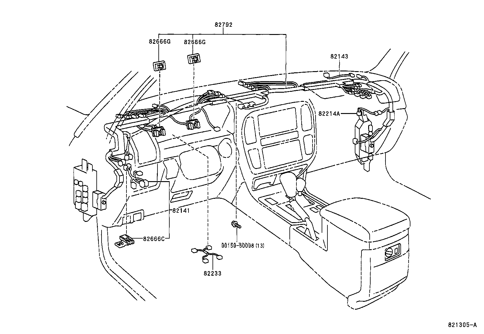  LX470 |  WIRING CLAMP