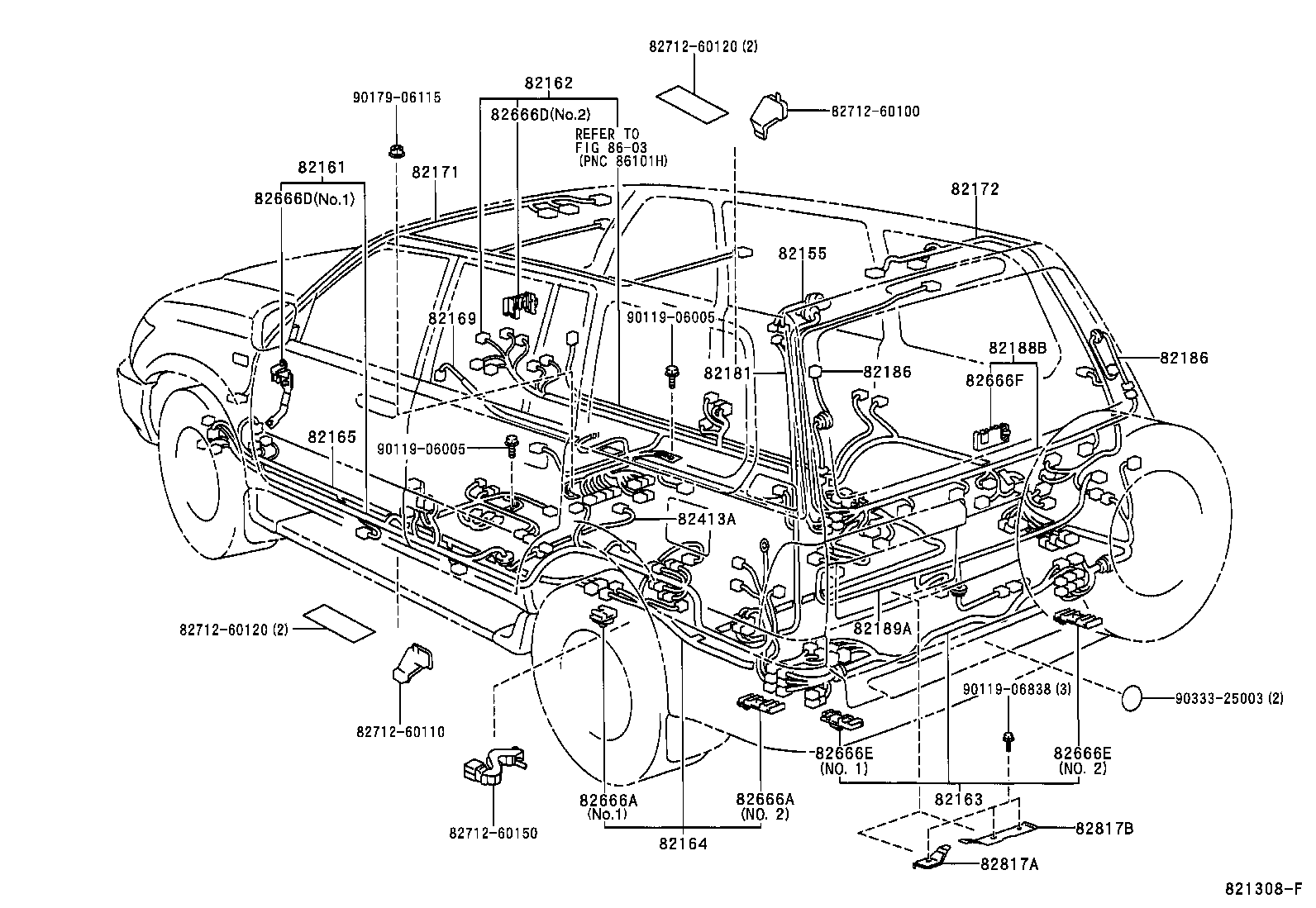  LX470 |  WIRING CLAMP