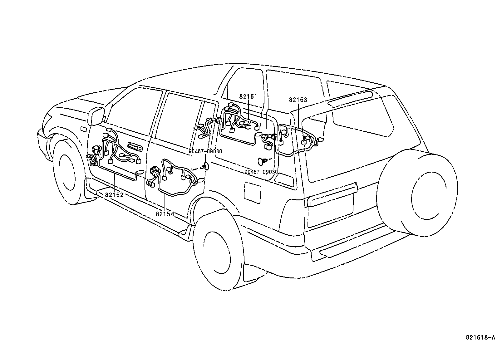  LAND CRUISER 100 |  WIRING CLAMP