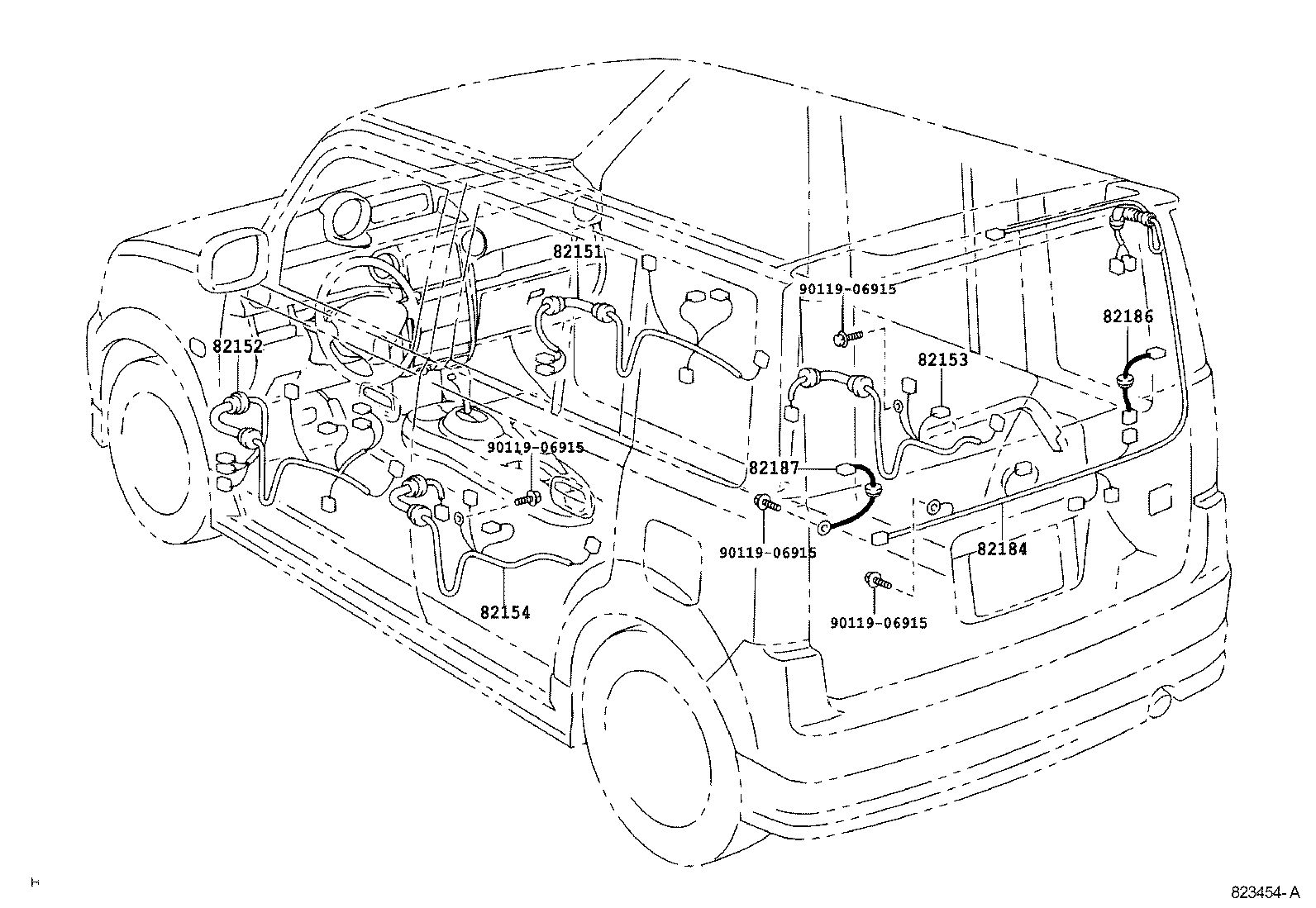  SCION XB |  WIRING CLAMP