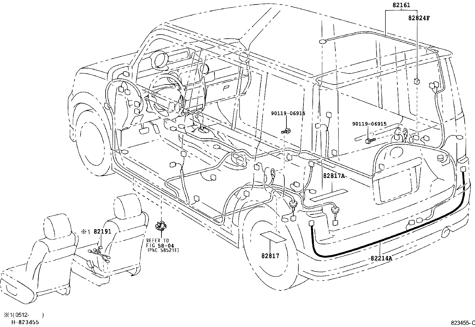  SCION XB |  WIRING CLAMP