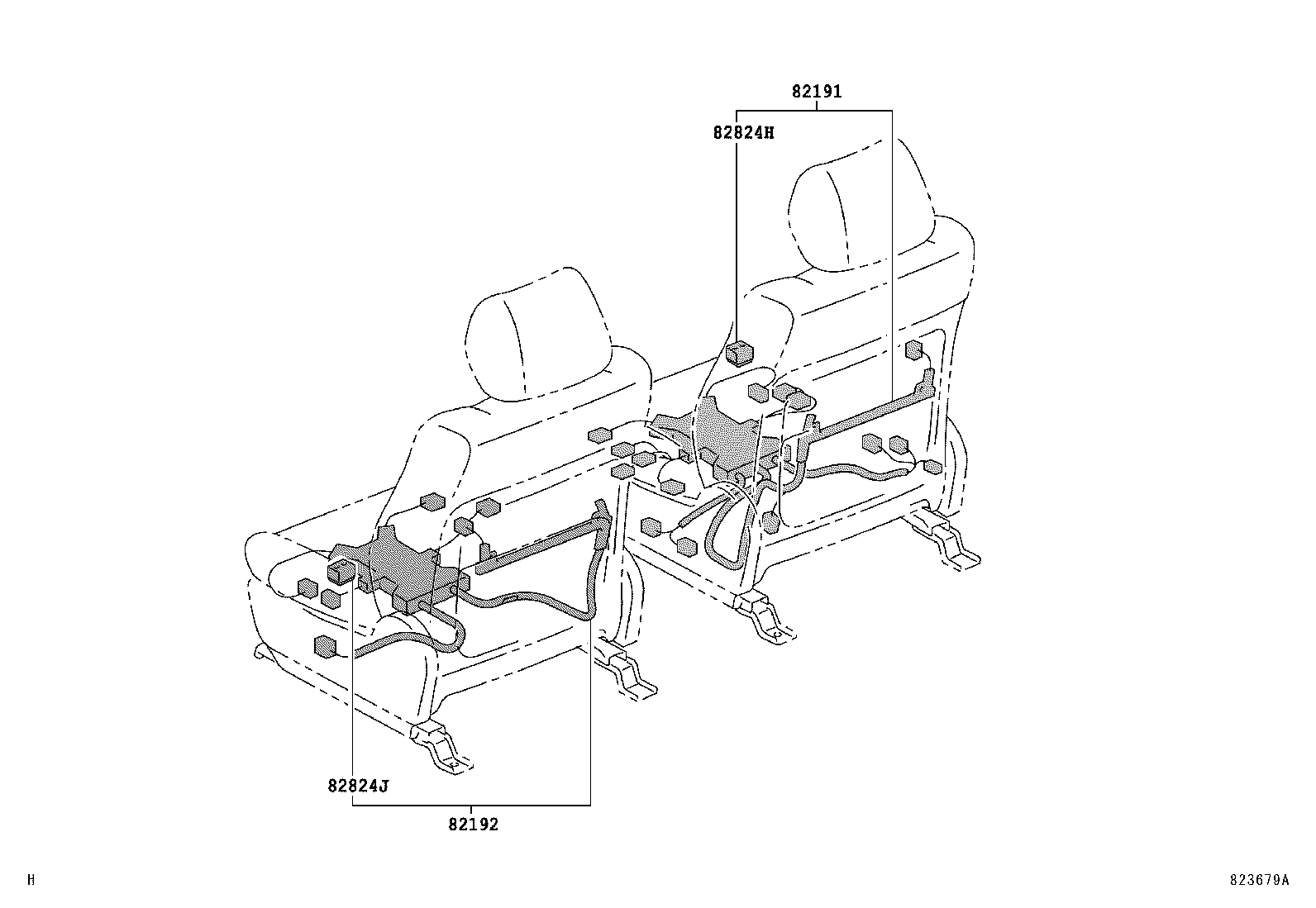  RX330 350 NAP |  WIRING CLAMP