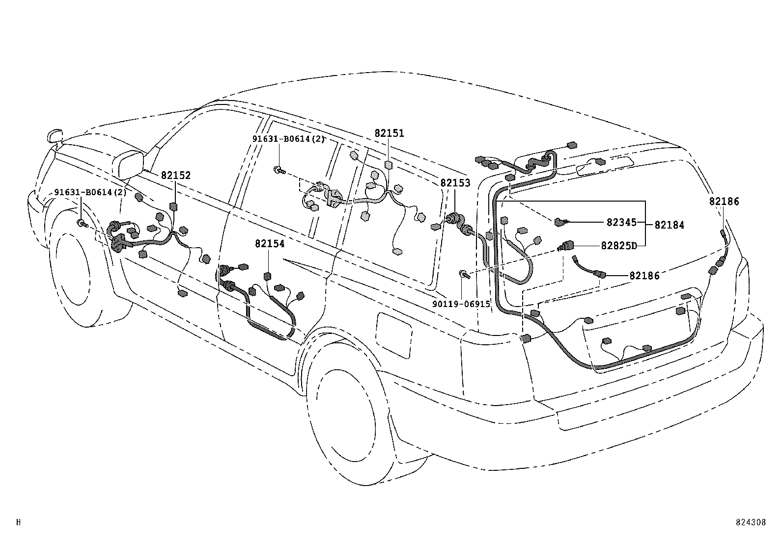  HIGHLANDER HV |  WIRING CLAMP