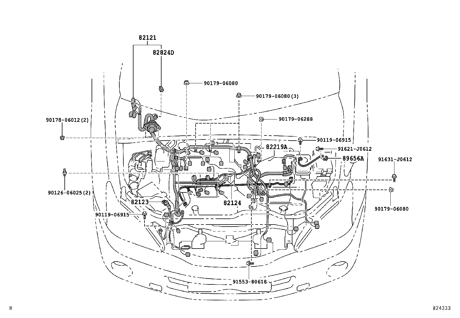  RX400H |  WIRING CLAMP