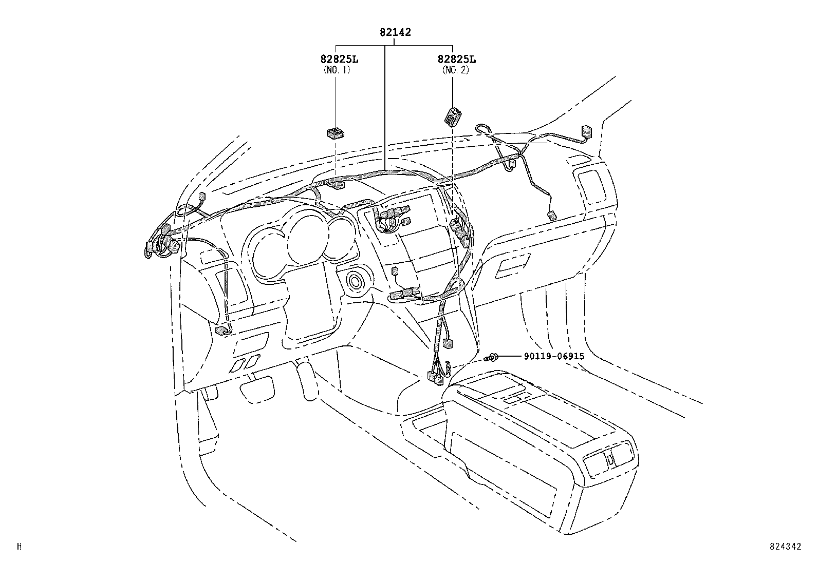  RX400H |  WIRING CLAMP