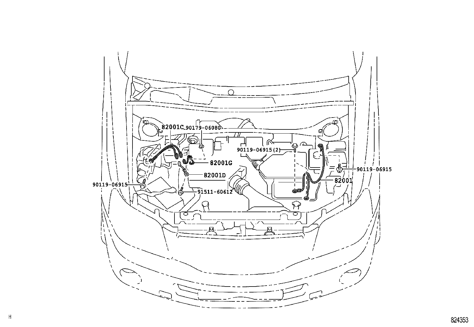  RX400H |  WIRING CLAMP