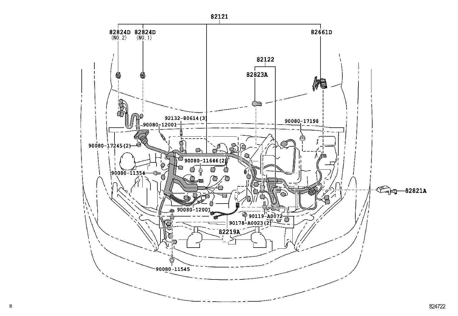  RX330 350 NAP |  WIRING CLAMP