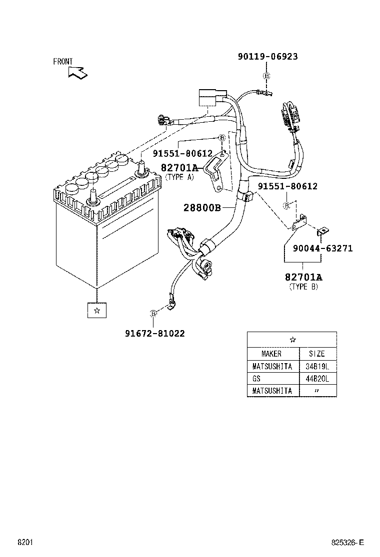  RUSH |  BATTERY BATTERY CABLE