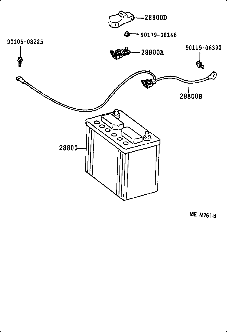  CAMRY NAP |  BATTERY BATTERY CABLE