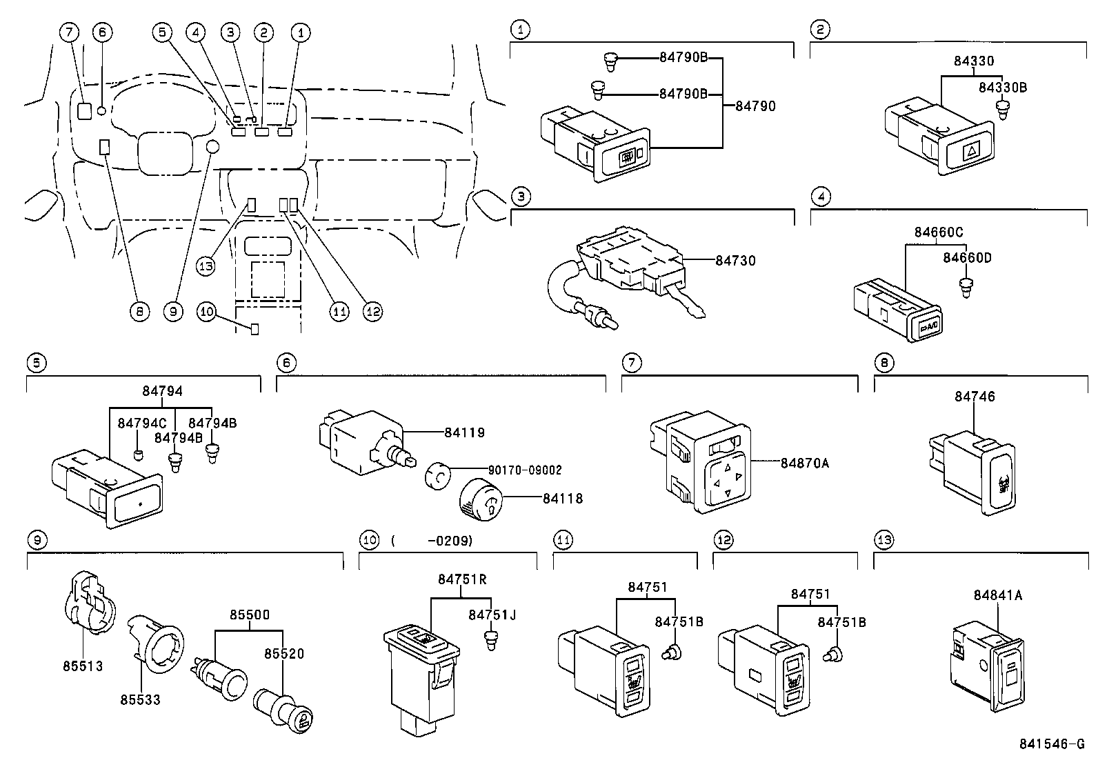  RAV4 EV |  SWITCH RELAY COMPUTER