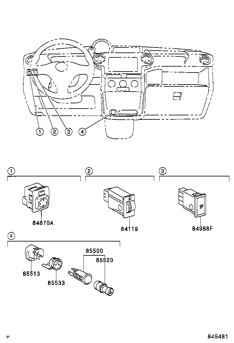  SCION XB |  SWITCH RELAY COMPUTER